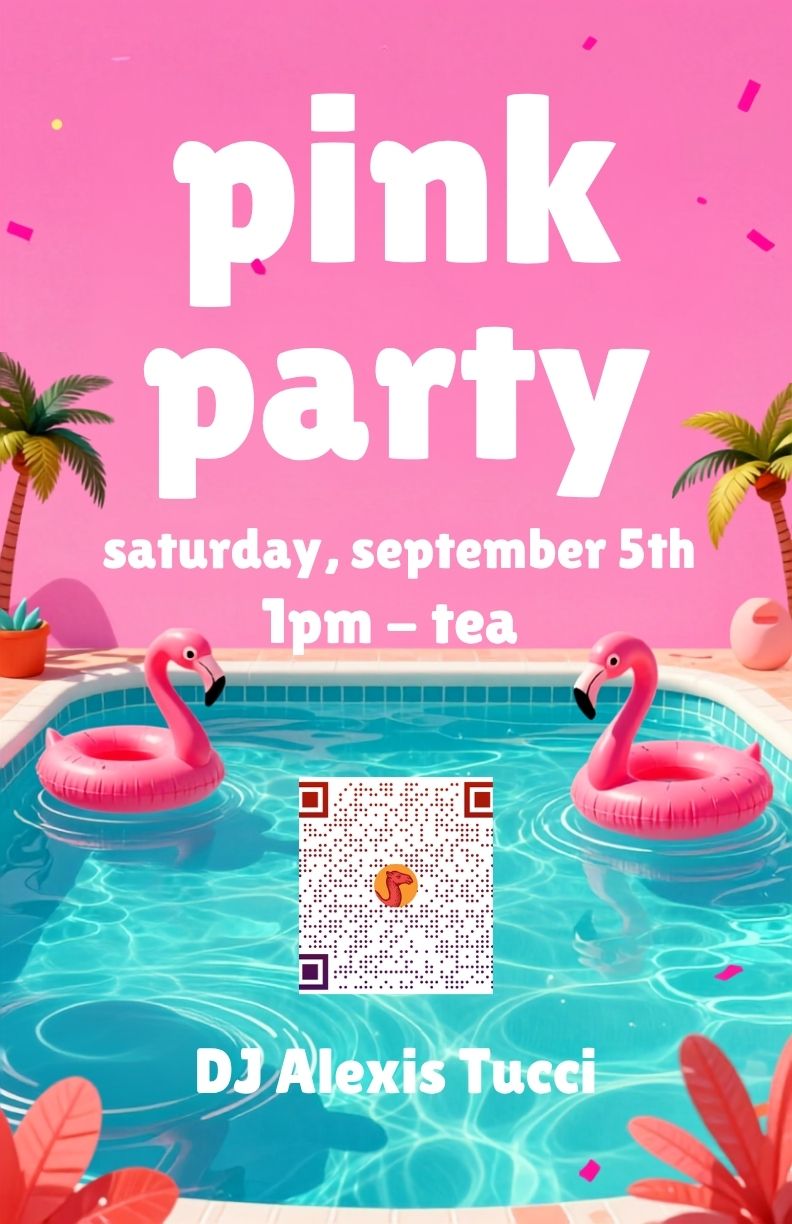 Labor Day Pool Party: Pink